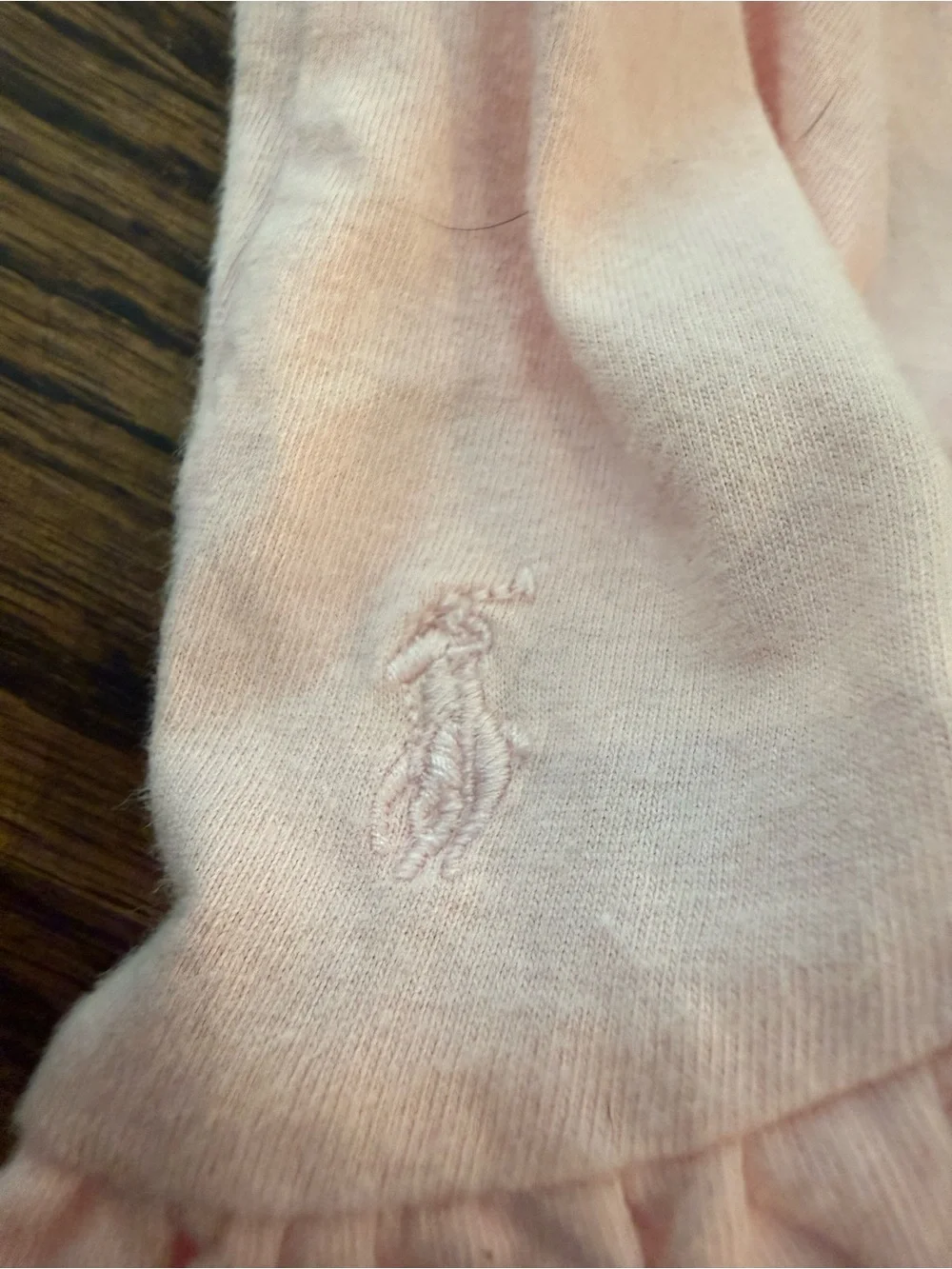 Ralph Lauren Light Pink Ruffle Tank Dress for Kids